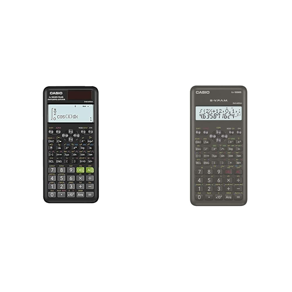 Calculatrice Scientifique Casio FX-100MS 2ème Édition - 300 Fonctions