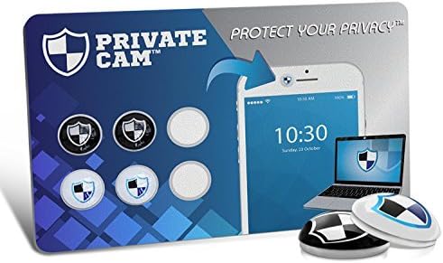 Webcam Cover - Anti Spy Privacy for Computer & Smartphone - Low Profile Camera Lens Cover - Cyber Security Essentials Accessories for Samsung iPhone iPad Mac Pc Android External Laptop Webcams & More