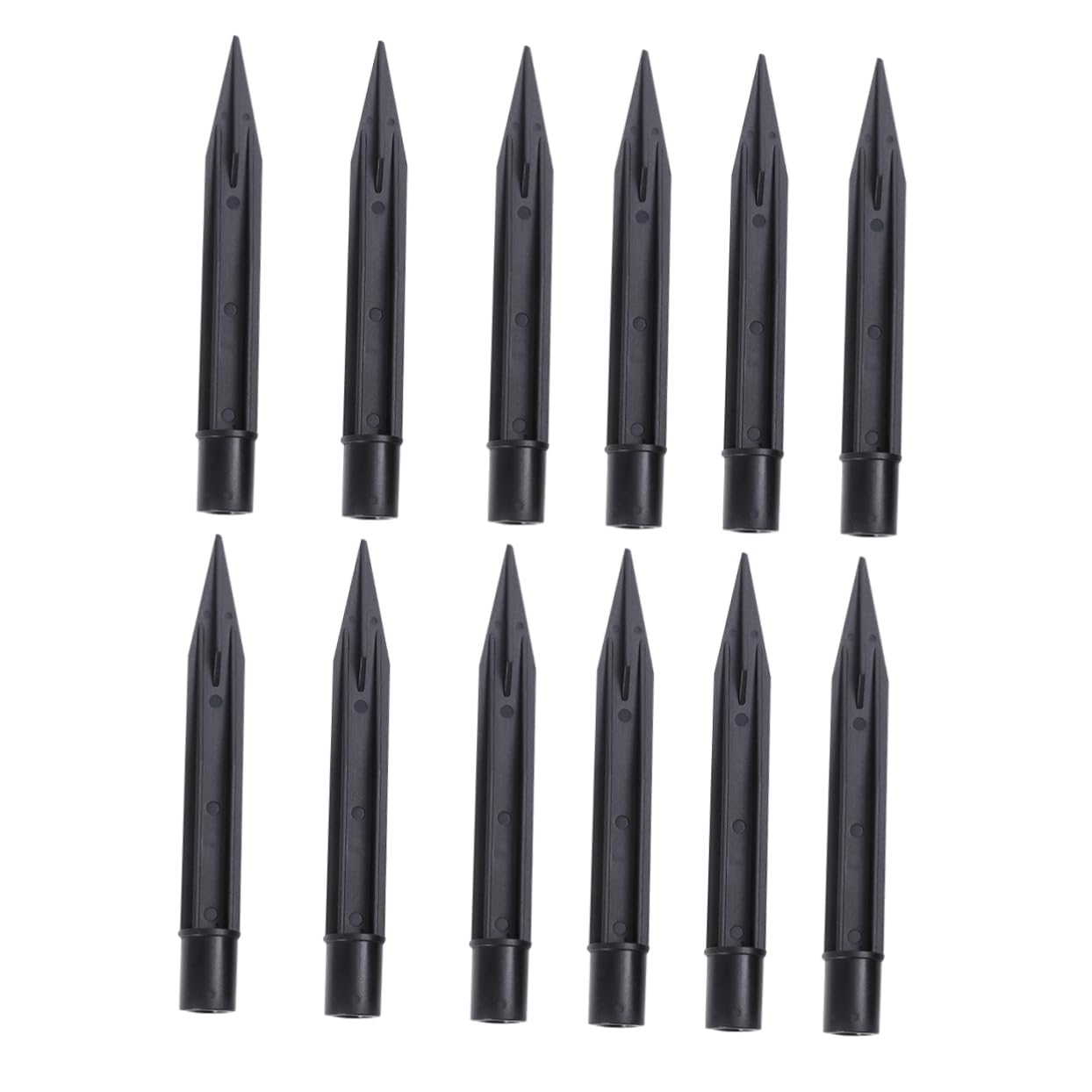 NUOBESTY 12pcs Solar Lawn Lamp Ground Plug with Abs Stakes for Landscape Lighting Fixtures, Long Lasting and Steady Fix, for Walkways and Party Arrangement Outdoor Garden