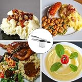 Prasa Ziemniaczana, Stampery Ziemniaczane ze Stali Nierdzewnej 3 Wymienne Plasterki Spaetzle Prasa do Puree Ziemniaczanego Spaetzle Makaron