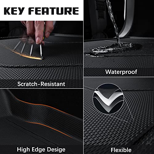 Nikalaika Cargo Liner For 2023 Honda Hr-V All Weather Protection Tpe Rear Cargo Tray Trunk Mats For Honda Hrv 2023 Interior Accessories, Odorless Anti-Slip, Black #TOP3
