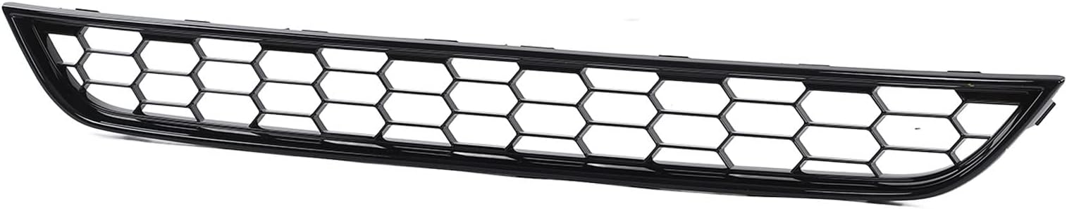 Front Bumper Grille Front Mesh Grille Hood Grill Hood Mesh Grille Front Bumper Lower Grill Cover 1801358 Glossy Black Replacement for fiesta 2013-2017