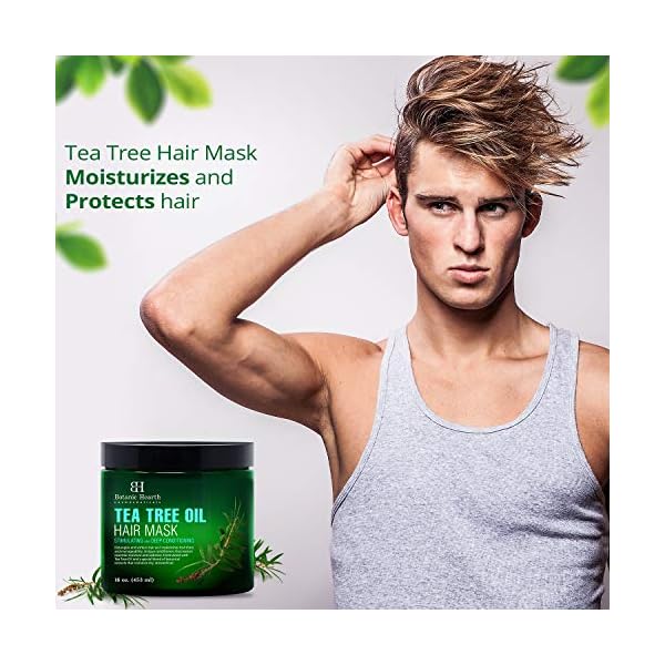 Botanic-Hearth-Tea-Tree-Hair-Mask-Deep-Conditioner-Moisturizes-Protects-Hair-Scalp-with-Soy-Protein-Vitamin-E-Collagen-Keratin-Coconut-Oil-16-oz-Packaging-May-Vary Botanic Hearth Tea Tree Hair Mask & Deep Conditioner, Moisturizes & Protects Hair & Scalp - with Soy Protein, Vitamin E, Collagen, Keratin & Coconut Oil - 16 oz (Packaging May Vary)