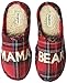 Dearfoams Women's Mama Bear Slipper, Tartan Plaid, Medium