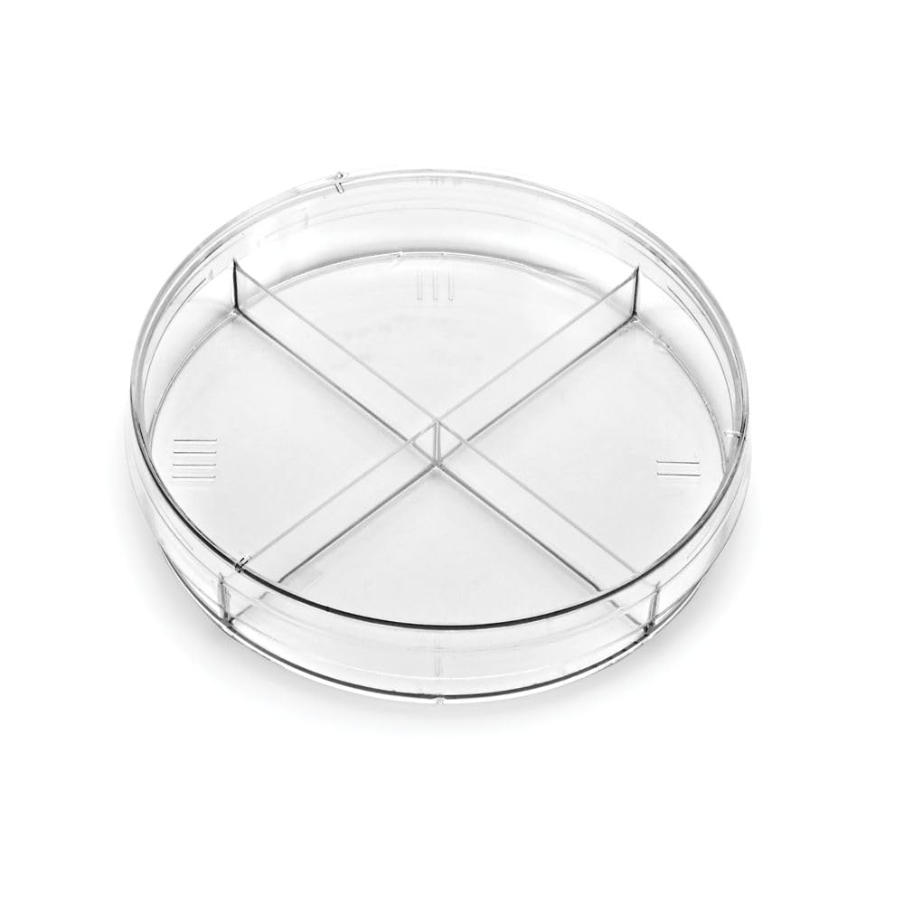 Petri Dish, Polystyrene, Sterile, X Plate, Four 11-mL Compartments