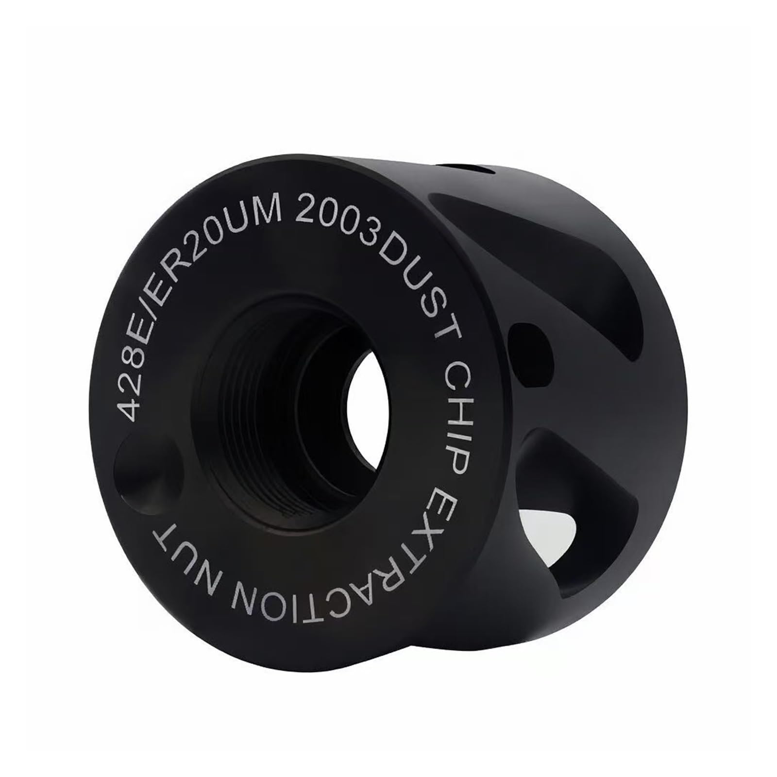CNC Chip Extraction Nut ER20 ER25 ER32 ER40 Vacuum Nut Extractor Collet Extraction Nuts for CNC Router(ER20UM)