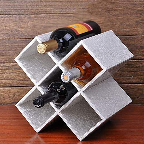 Soporte para botellas de vino negro con 3 compartimentos miniatura 3