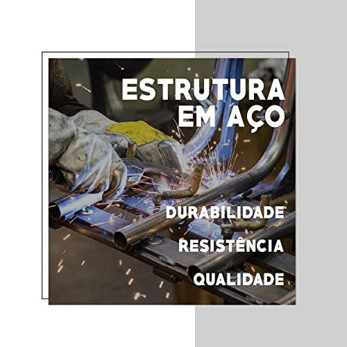 Conjunto Mesa Dobrável com 2 Banquetas Branco Carraro