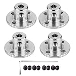 winwill – winwill 4 Stück Flansch Kupplung für Wellenkuppler 4mm 4mm M