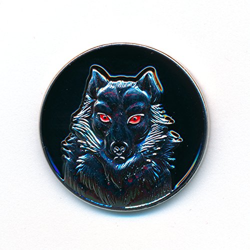 Wolf Predator Animal Mysticism Fantasy Gothic Classic Metal Pin/Badge 0159