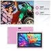 7 inch Android 14 Tablet, 7'' HD IPS Touchscreent, Quad-Core, 8GB (5GB expansion) RAM＆32GB ROM 1TB Expand, 2MP + 5MP Dual Camera, WiFi 6 Bluetooth 3000 mAh Battery Tab Tableta with Case.(Pink)