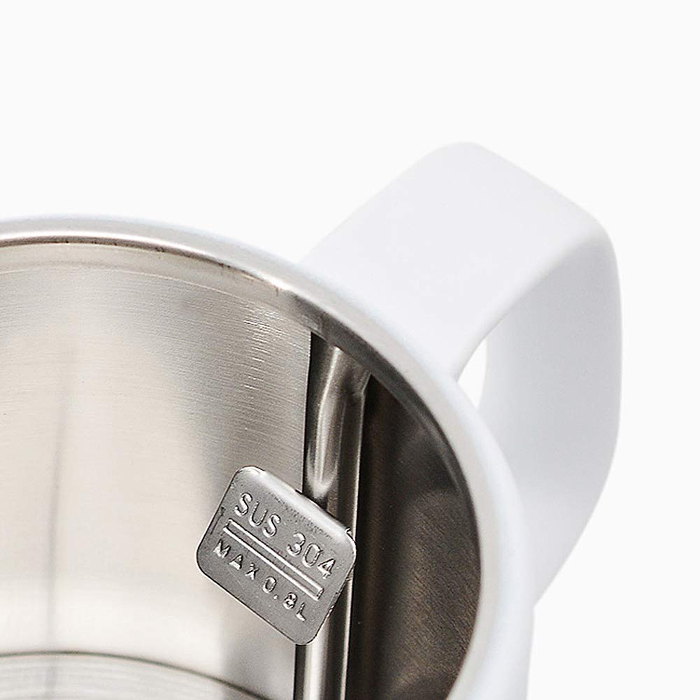 Bollitori, Bollitore Elettrico Materiale in Acciaio Inossidabile Bollitori Elettrici a Collo di Cigno a Bocca Fine, Bollitura Veloce Senza Fili Silenzioso con Spegnimento Automatico Vision