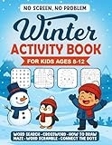 No Screen, No Problem: Winter Activity Book for Kids Ages...