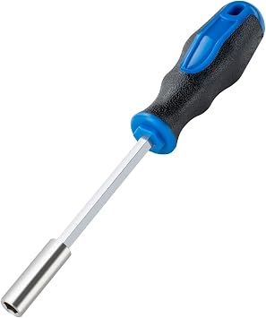 ROTATION 1/4 Inch Magnetic Bit Driver, Nut Driver with Non-slip Handle and Strong Magnet Tip, Screwdriver Handle for Holding Bits and Screws, 197mm/7.7 inch