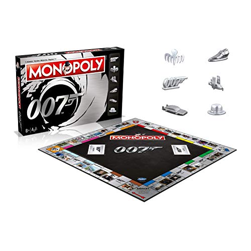 Winning Moves Monopoly James Bond 007 en français - Jeu De Plateau 8+ - Jeu de Société pour 2 à 6 Joueurs - Jeux de Société Famille en français