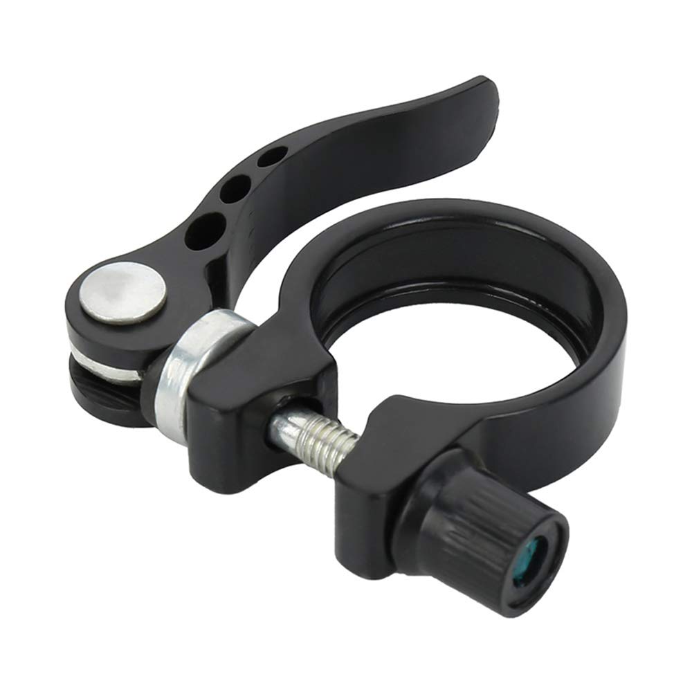 Ikaar Black 31.8Mm Bike Seat Post Clamp Aluminium Alloy Seatpost Collar Fit For 27.2Mm- 28.6Mm Seatpost