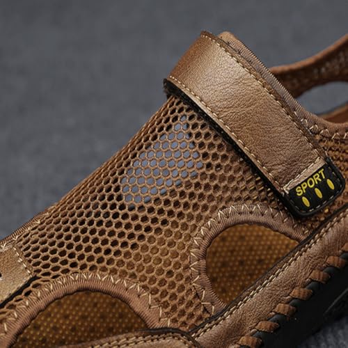 Baotou Sandals Handmade Large Beach Shoes Hollow Mesh Breathable Outdoor Non slip Sports Water Shoes3