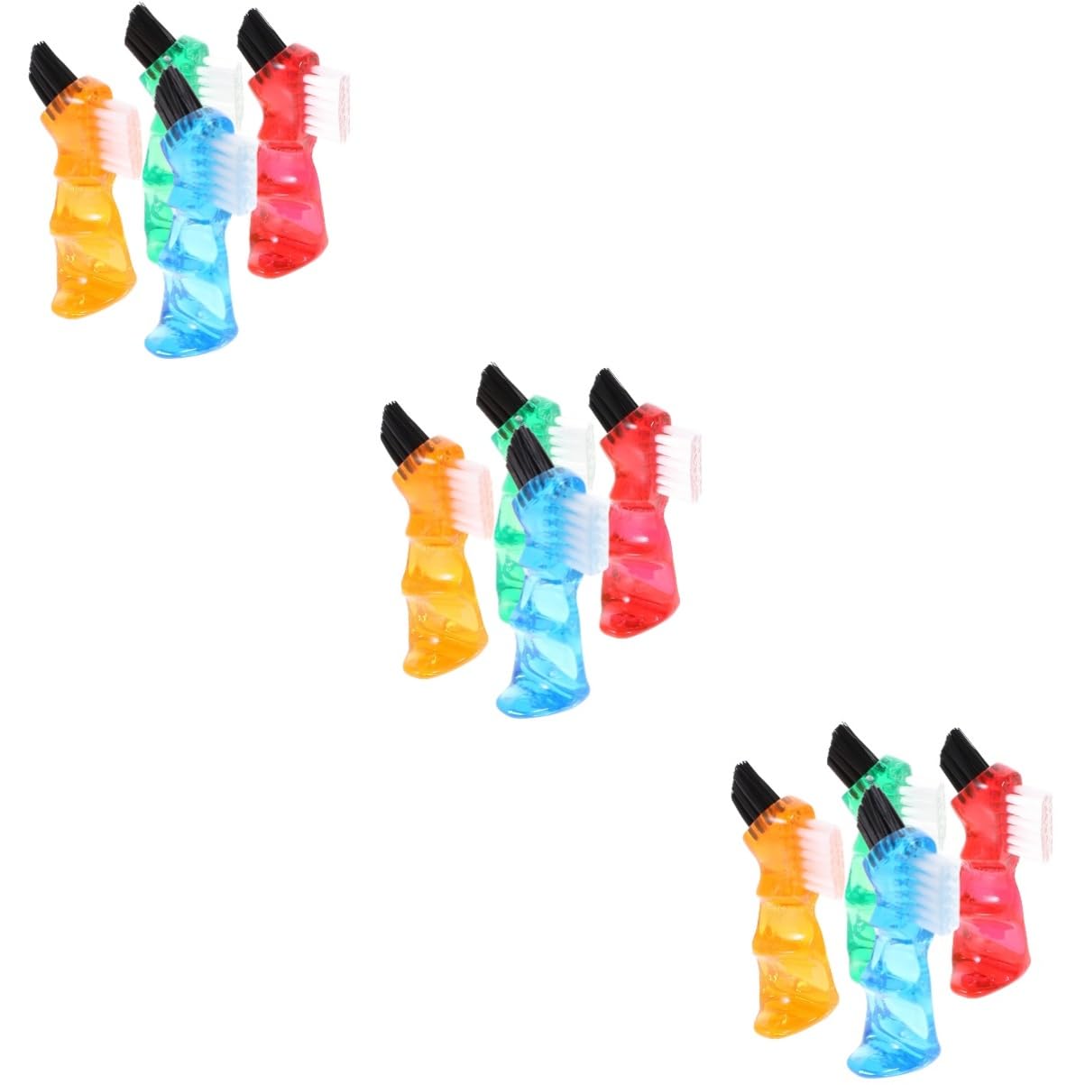 3 Set Di Piccole Spazzole Morbide Per La Pulizia Spazzolino Da Denti Piccola Spazzola Per Protesi Dentarie Per La Casa 4 Pezzi * 3