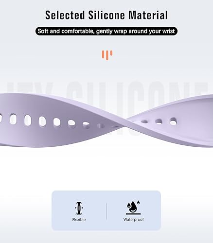 Miniatura 4 de MoKo Compatible con Samsung Galaxy Watch 6 5 4 Band de 1.575 pulgadas, 1.732 pulgadas, Galaxy Watch 5 Pro Band 1.772 pulgadas, Galaxy Watch 6