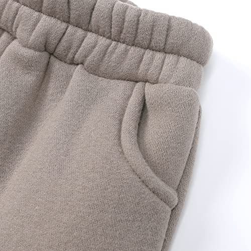 Image of MYGBCPJS Youth 2PCS Jogger Outfits Set Fleece Hooded + Sweatpants Boys Girls Athletic Sweatsuits Pullover Clothes