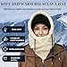 Balaclava Skiing and Cycling Beige Face Mask, Men's Winter Clothing, Women's Skiing Suit Warm Collar, Cold Weather Sports Street Fashion Outdoor Clothing, Wool Warm Scarf Hood