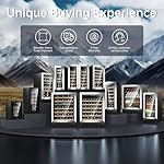 KingChii 15 Inch 31 Bottle Wine Cooler Refrigerator Professional Compressor, Stainless Steel & Tempered Glass For Red Wine, Champagne - Built-in or Freestanding for Kitchen, Home, or Office - Image 6