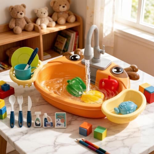Lavabo de juego para niños que resuelve el aburrimiento veraniego al aire libre 3