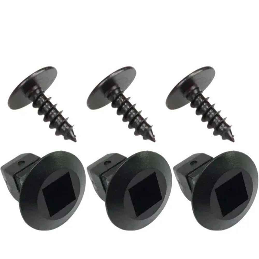 YTQMoreBNZ 20pcs Bumper Protector Grommets with Screws OE# N90833801 N90892001 T25 4.8 x 16mm Fits Volkswagen