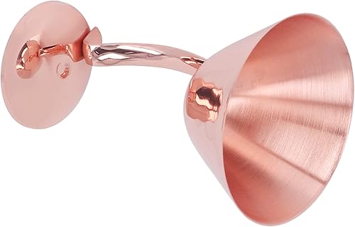 Miniatura 9 de Copa de copa antigua, copas de vino real, 5.1 fl oz de acero inoxidable, vidrio de Martini chapado en cobre, suministros de vidrio, exquisita copa