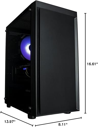 Miniatura 10 de Zalman T3 - Funda compacta para PC para juegos, 2 ventiladores de 4.724 in preinstalados, panel lateral de vidrio templado, Micro ATXMini-ITX,