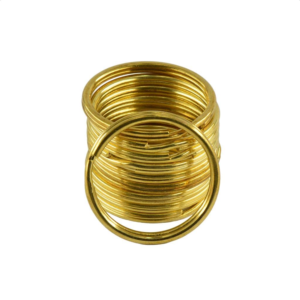 10 sztuk mosiężnych okrągłych kółek na klucze z łańcuszkiem do torebki zapięcie pętla ustalenia DIY 35 mm