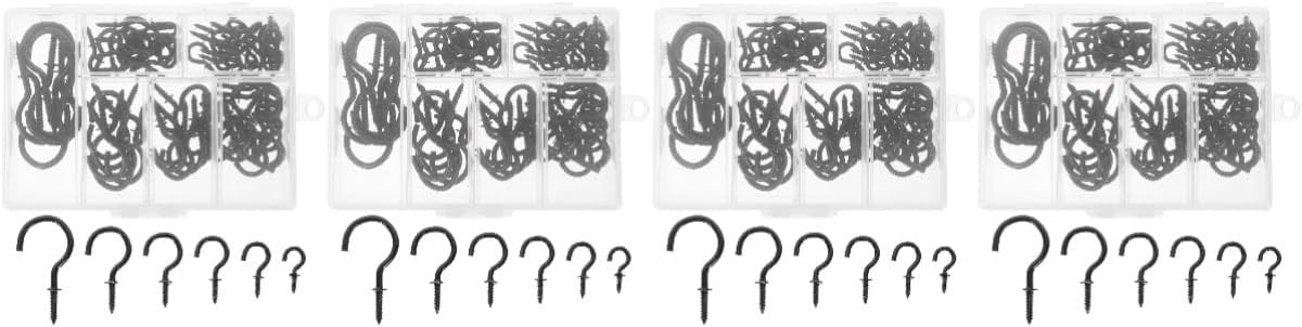 POPETPOP 8pcs Screw Ceiling Hooks Multi Hanging Hooks for to Install Versatile for Jewelry Ornaments and More