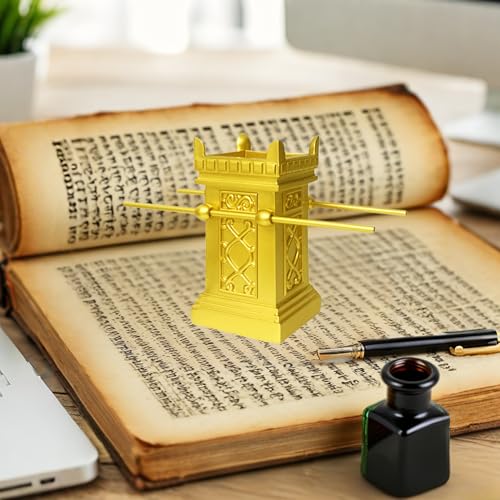 Whdifsag The Ark Series- Biblical Ark of Covenant Religious Ornament with Hebrew Engravings for Church Altar & Christian Home Decor (Altar of Incense) - Thumbnail 5
