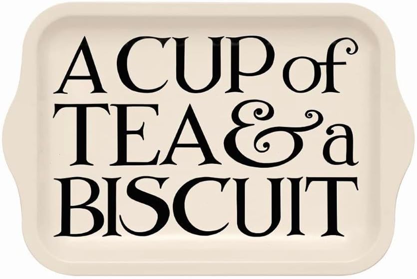 Emma Bridgewater Black Toast Small Tin Tray 240 x 159 x 15mm