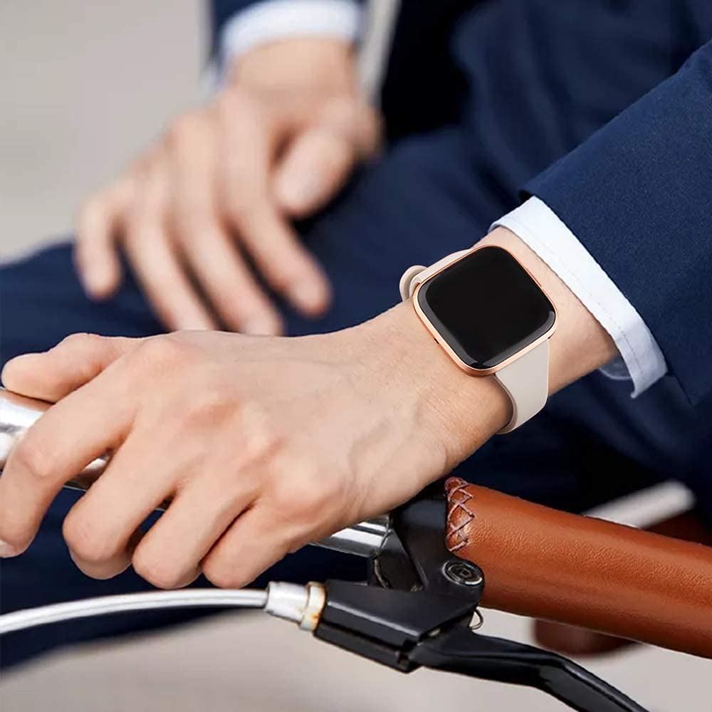 Hoopyeecase Armband Kompatibel Mit Fitbit Versa 2 - Dünnes Silikonband Ersatz