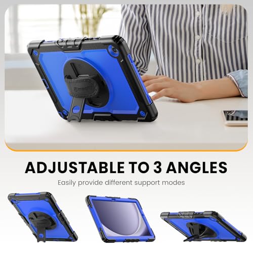Funda Samsung Tab A9 Plus de 11" Timecity con soporte giratorio 360° y correa 4