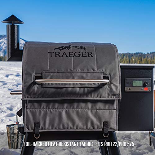 Traeger Grills BAC626 Pro 22/575 Insulation Blanket Grill Accessory, Grey