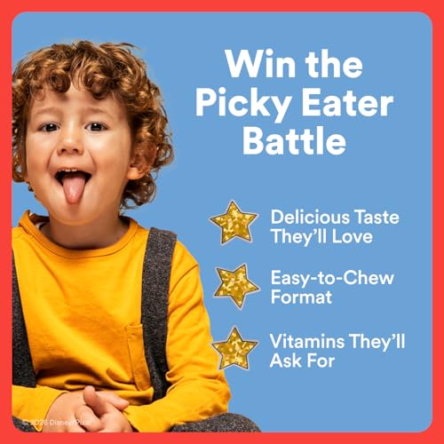 Image of SmartyPants and Disney-Pixar's Toy Story 5 Kids Multivitamin Gummies, Omega 3 DHA EPA, Vitamin D, C, B12, E, Zinc and Iodine, Clean Label, Gluten Free, Mixed Fruit Flavors, 30 Day Supply, 60 Gummies