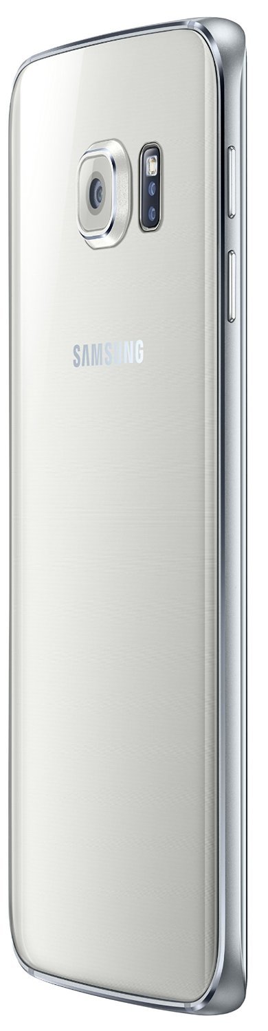Samsung Galaxy S6 Edge+ smartfon z 5,1-calowym wyświetlaczem (12,9 cm), z ekranem dotykowym, pamięcią RAM 32 GB i systemem Android 5.0, biały