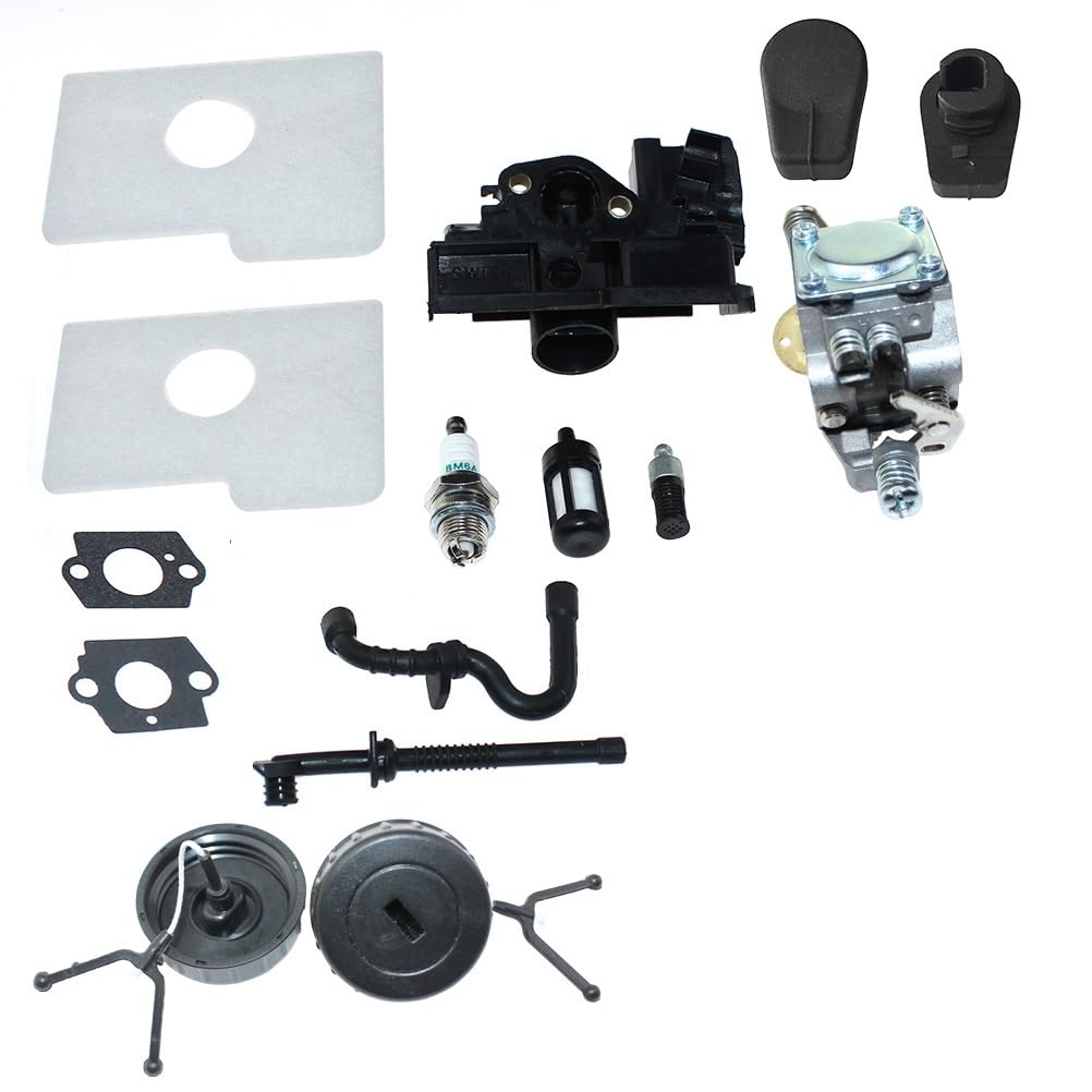 Kit carburateur anti-calage et filtre pour tronçonneuse 017 018