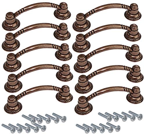 AERZETIX: 10x Tirador para cajón alacena Puerta Mueble Armario Kwania Cobre 64mm C41614