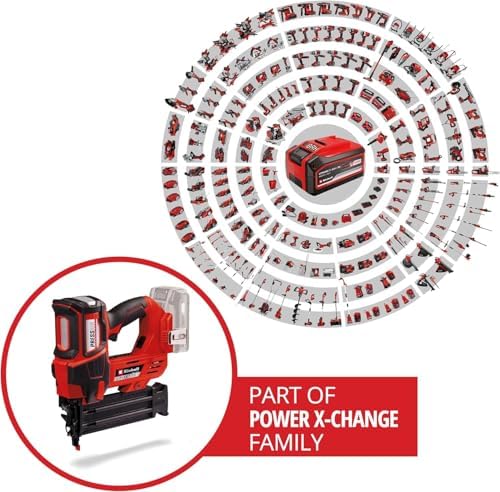 Bild 1 - Einhell Professional Akku-Nagler FIXETTO 18/50 N Power X-Change (18V, 60 Schuss/min, max. 50 mm Nagellänge, Tiefeneinstellung, Einzel-/Serienschuss, inkl 500 Nägel, ohne Akku)