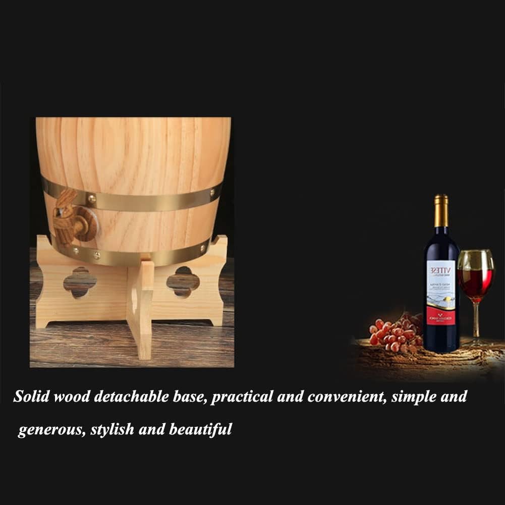 Vertical Wine Barrels For Storing Draft Beer, Oak Aging Barrels Whiskey Barrel Dispenser No Leak For Storage Wine&Spirits&Whisky Liquor Decanters 9 Specification To Choose From ( Color : Teal , Size :