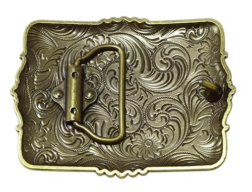 Image of Moranse Cross Cowboy Kneeling Prayer Horse Zinc Alloy Belt Buckles