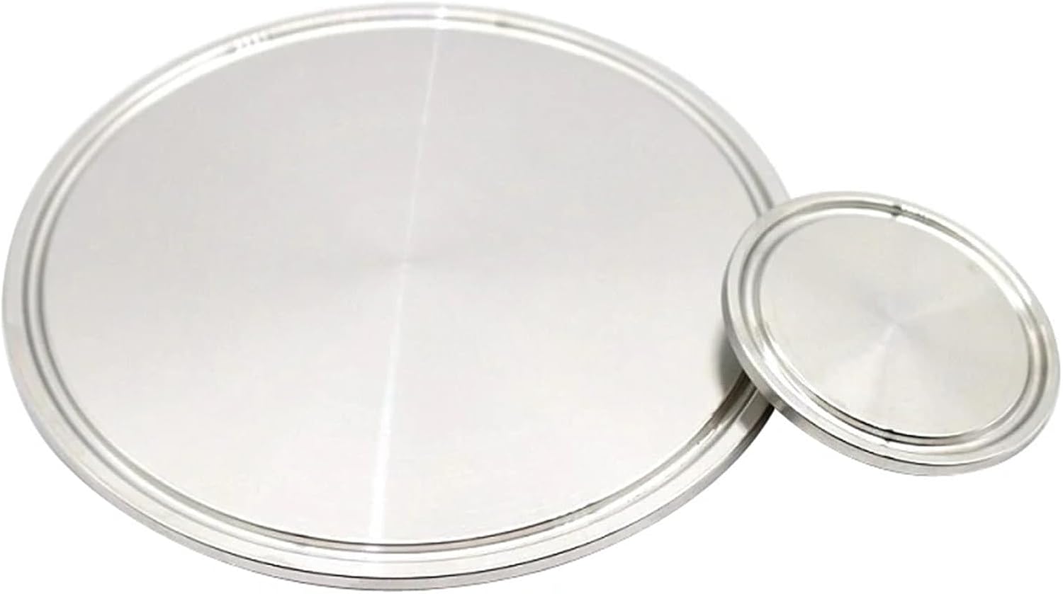 3/4"1“ 2” 3“ 4” 6" Tri Clamp SS304 316L Stainless Tri-Clamp TC Blind Cover End Cap Home Brew Wine Ferrule OD25.4-183mm(Ferrule 233mm T8,SS304)