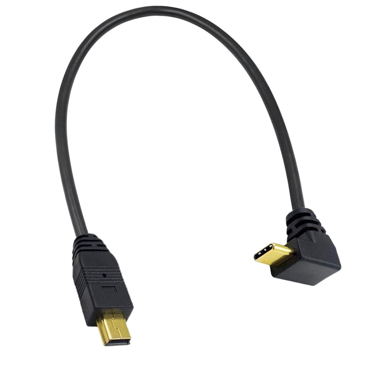 Adaptador USB-C A Micro B Angulo 90º Para MacBook Pro – Cable Corto De Carga