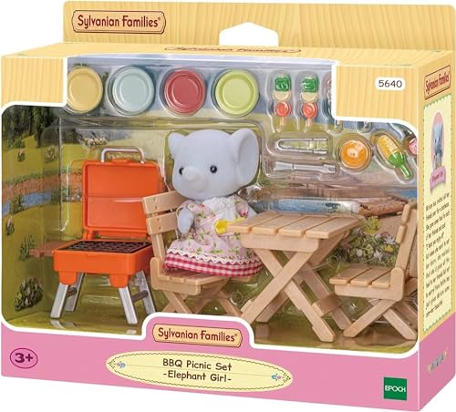 Figurines fille Éléphant Sylvanian Families et ses souvenirs