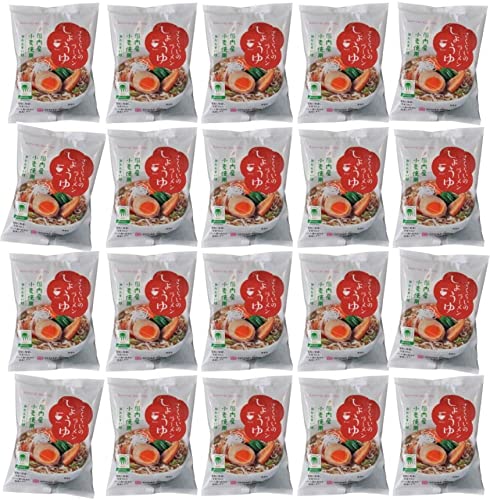 無添加 しょうゆラーメン 99g×20個 <徳用箱売り>★ 宅配便 ★麺は国内産小麦粉を使用し、パーム油で揚げています。風味漂うしょうゆ味ラーメンです。