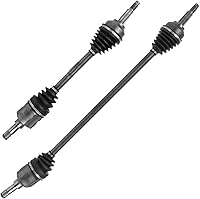 Vista 33 de Detroit Axle - Ejes CV delanteros para Chevy Trailblazer EXT Buick Rainier GMC Envoy XL XUV Olds Bravada Isuzu Ascender Saab 9-7x, 2003 2004 2005