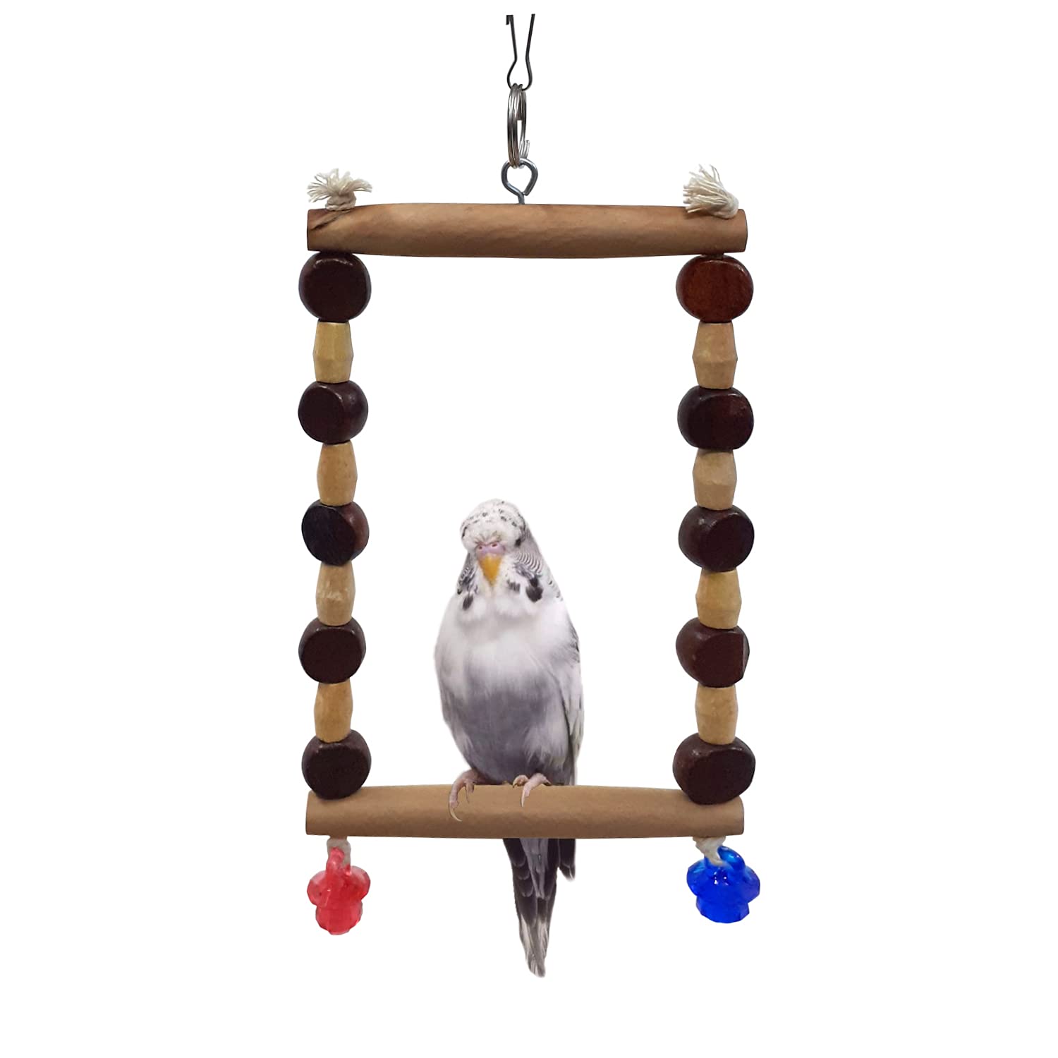 Emily Pets Hammock Swing Hanging Toy Bird Swing Toys, Chew Toys for Small Birds Parrots Parakeets Budgies Cockatiels Love Bird(Pack of One) (B097N4YY4C) Amazon Price History, Amazon Price Tracker